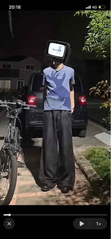 DRIES VAN NOTEN 블랙 와이드 슬랙스