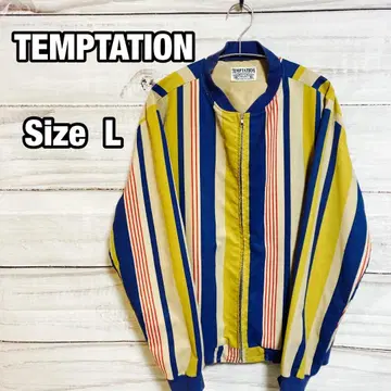 TEMPTATION [템테이션] 올 패턴 빈티지풍 블루종