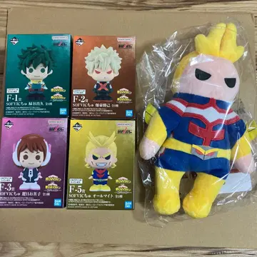 히로아카 제일복권 SOFVIC 츄 미도리야 바쿠고 올마이트 봉제 인형