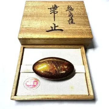 와지마누리 오비 고정 띠 배꽃 난 마키에 공함 포함 펜던트나 초커로도!