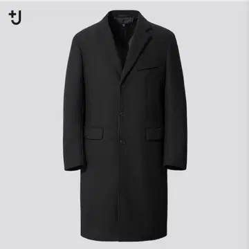 유니클로+J 울 블렌드 체스터 코트 S