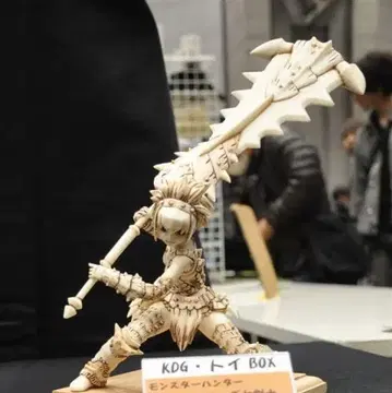 KDG 토이BOX 몬스터 헌터 벨리오 시리즈 여자 검사 레진 키트