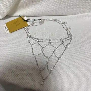 시빌라 비즈 목걸이 컬러 실버