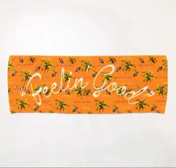 후지이 카제 Feelin'Good 타월 오렌지