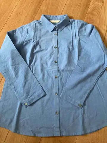 긴팔 블라우스/애플하우스/블루