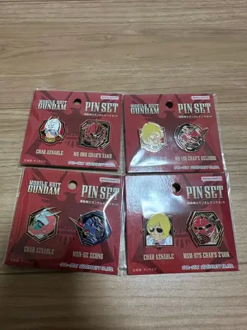 미개봉 새상품 기동전사 건담 샤아 핀즈 세트 4종