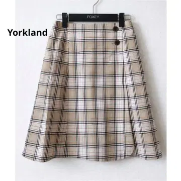요크랜드 체크 랩스커트 13호