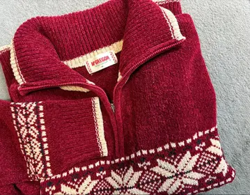 맥그레거 하프 지퍼 니트