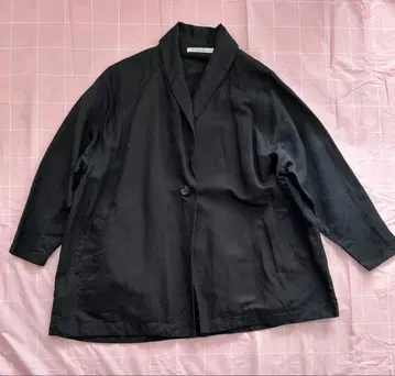 자켓 선밸리 내추럴 계열 루즈핏 겉옷 마 혼방 아우터