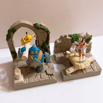 포켓몬 고성 유적 디오라마 피규어 피카츄 고비트 루가루암