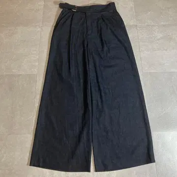 BOSCH 와이드 슬랙스 턱 벨트 포함 모드 오피스 캐주얼