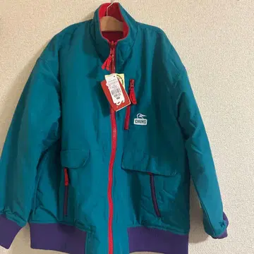 CHUMS 플리스 백 리버서블 자켓 M