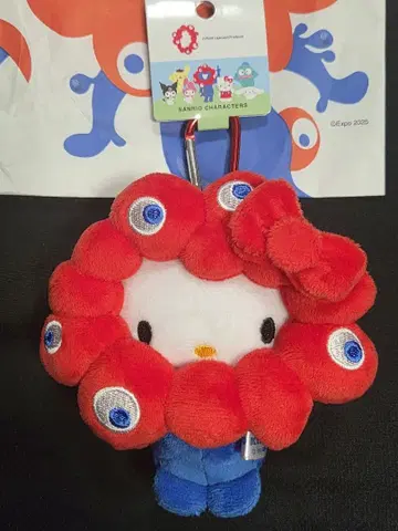 먀쿠먀쿠 코스프레 키티 봉제 인형 카라비너 포함 새상품