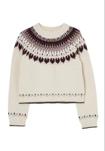 herlipto Heart Fair Isle Knit Pullover