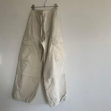한국 BELIER 아이보리 카고 팬츠 4 포켓