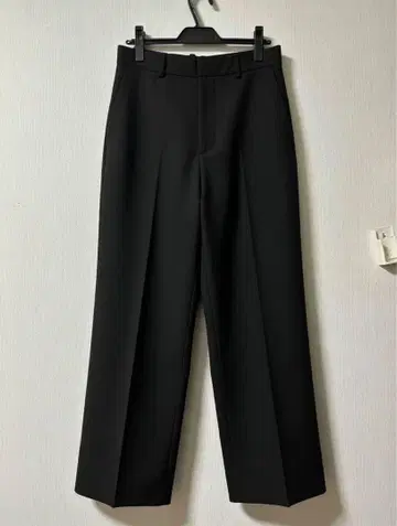 H BEAUTY&YOUTH 클리어 더블 크로스 와이드 슬랙스