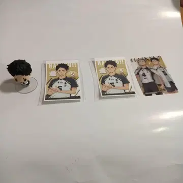 하이큐!! 미니 피규어와 카드 세트