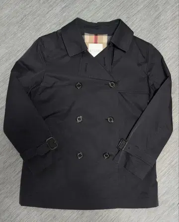 매킨토시 철학 숏 트렌치코트 발수 네이비 36