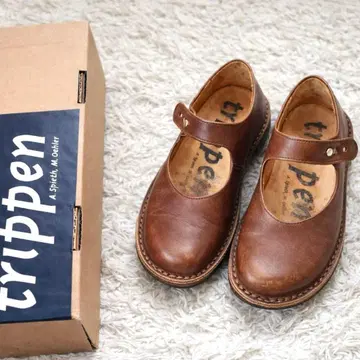 trippen 트리픈 GIRLY 스트랩 가죽 신발 36 박스 포함