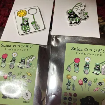 Suica 펭귄 랜덤 핑 배지 2