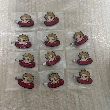 야쿠 모리스케 캐릭터 반장 머리핀 11개