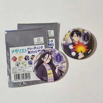 메달리스트 백귀야행 요다카 준 오오사키 히카루 팝업 캔뱃지