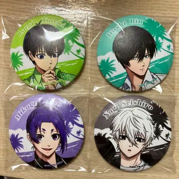 블루 록 가라오케의 철인 콜라보 복슬복슬 캔뱃지 세트