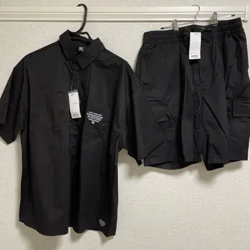 [ 새상품 ] DC Shoes/셋업/반팔/자켓/하프 팬츠/L