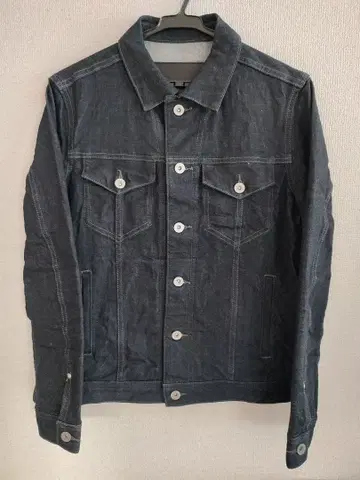 5351 POUR LES HOMMES 데님 자켓 블랙 S 44