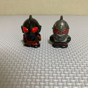 [ 새상품급 ] 울트라맨 울트라 세븐 다크 2체 세트 피규어 손가락 인형