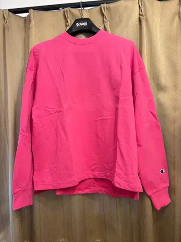 챔피온 HARE 별주 핑크 얇은 소재 맨투맨