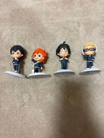 하이큐!! 피규어 4개 세트 치비큥캐릭터