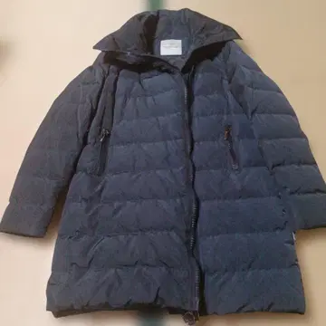 MONCLER (새상품급) 다크 그레이 퀼팅 롱 코트 (정품)