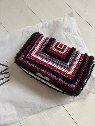 ZARA 비즈 클러치 백 숄더 ZARA 가방