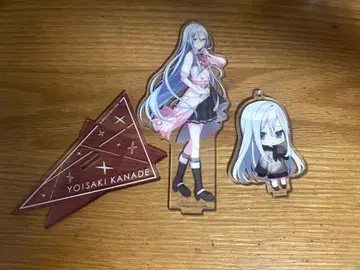 프로세카 요이사키 카나데 아크릴 스탠드 2개 세트 키링 포함