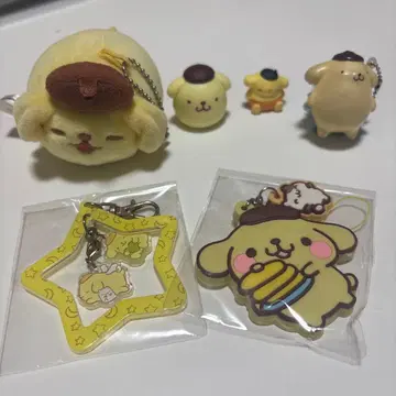 폼폼푸딩 묶음 판매 봉제 인형 스퀴즈 피규어 키링