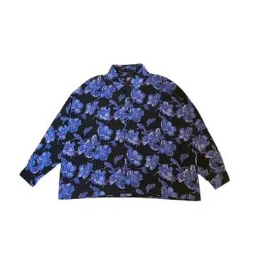 HARE 돌먼 아트 플라워 긴팔 셔츠