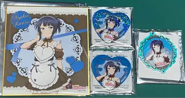 러브 라이브 니지가사키 마루이 발렌타인 카린 캔뱃지 색지 아사카 카린