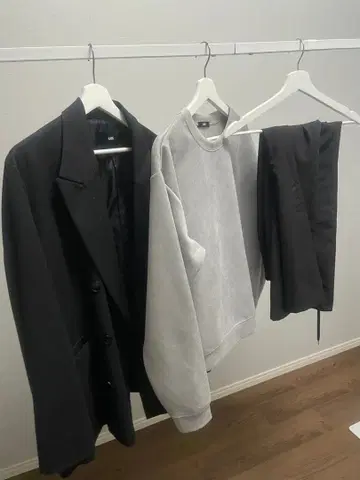 HARE 5종 세트 판매 자켓 맨투맨 데님 팬츠 세트