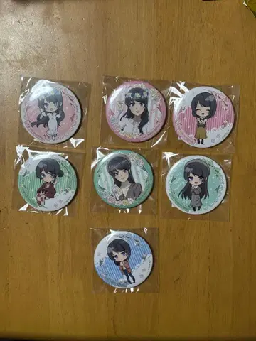 청춘 돼지 녀석 사쿠라지마 마이 캔뱃지 세트