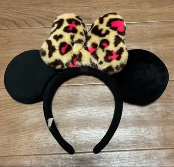 미니 머리띠 레오파드 무늬