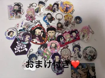 귀멸의 칼날 굿즈 굿즈세트 묶음 판매 캔뱃지 아크릴 키링