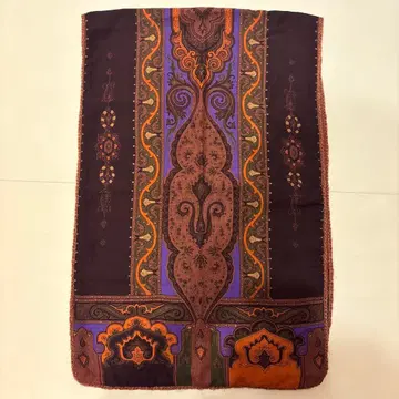 ETRO 에트로 스카프 숄 페이즐리 실크 울