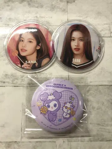 twice 사나 캔뱃지