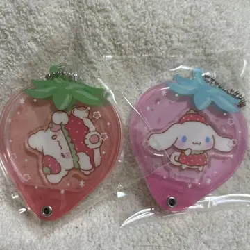 산리오 커스텀 아크릴 참 시나몬 하나마루 유령 2세트 딸기