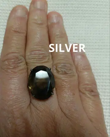 스모키 쿼츠 SILVER 반지