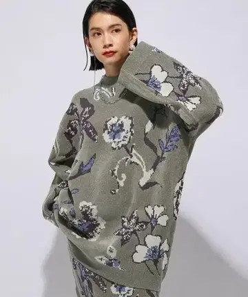 HARE (하레) 모노가라 미들 니트