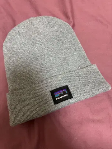Patagonia 그레이 니트 모자