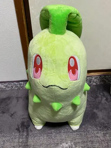 치코리타 등신대 봉제 인형 포켓몬 센터 한정판