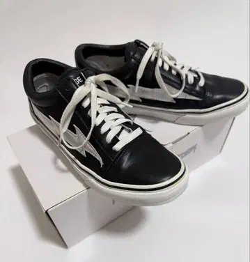 Revenge x Storm 리벤지스톰 가죽 블랙 스니커즈 8
